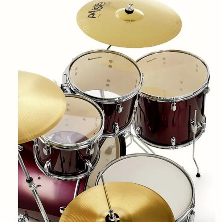 Test & Avis Batterie acoustique Millenium Focus 20 Drum Bundle Red