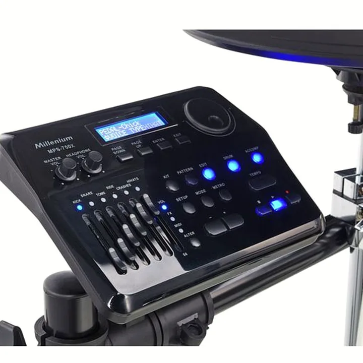 Test & Avis Batterie Électronique Millenium MPS-750X E-Drum Mesh Set