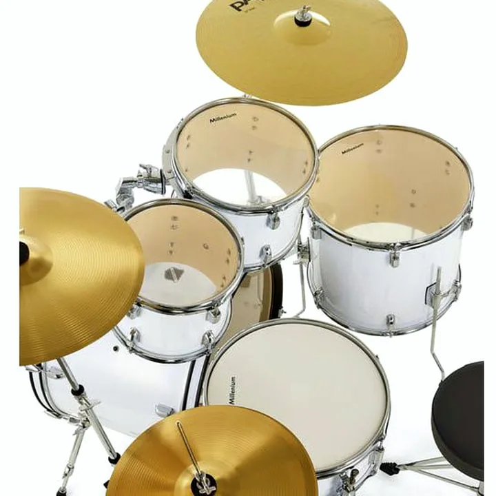 Test & Avis Batterie Millenium Focus 22 Drum Bundle White