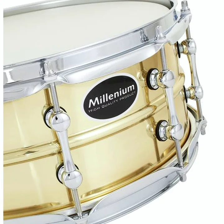 Test, Avis : Caisse-claire Millenium 14″x5,5″ Power Brass Snare