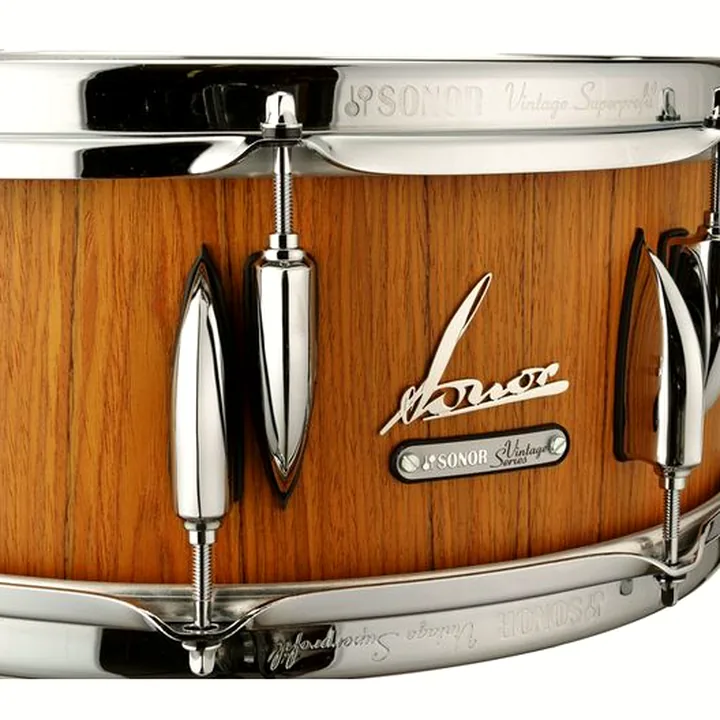 Test, Avis : Caisse-claire Sonor 14″x5,75″ Vintage Snare Teak