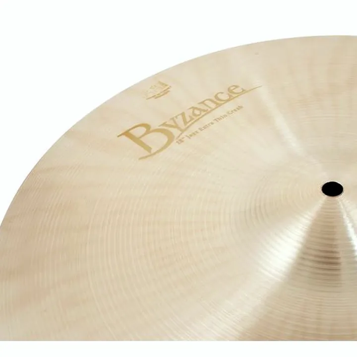 Test & Avis crash Meinl 18″Byzance J. Extra Thin Crash