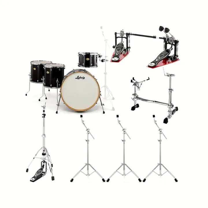 Test & Avis de la batterie acoustique Ludwig Centennial Moto Black Bundle