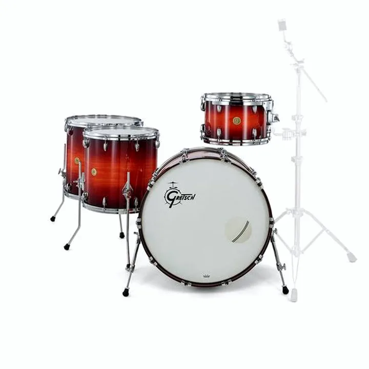 Test & Avis Gretsch Drums USA Custom Savannah Sunset