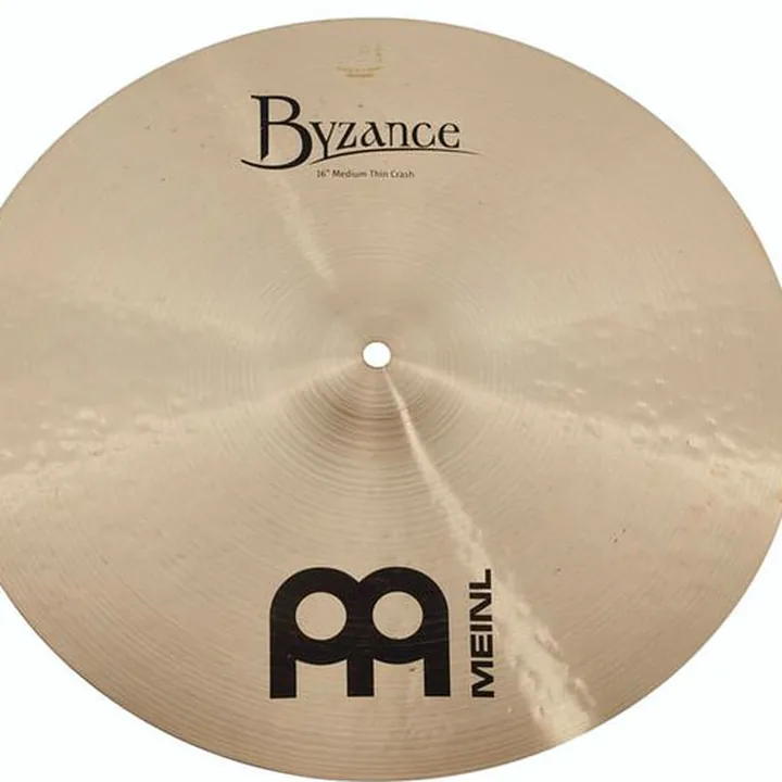 Test & Avis : Meinl 16″ Byzance Medium Thin Crash