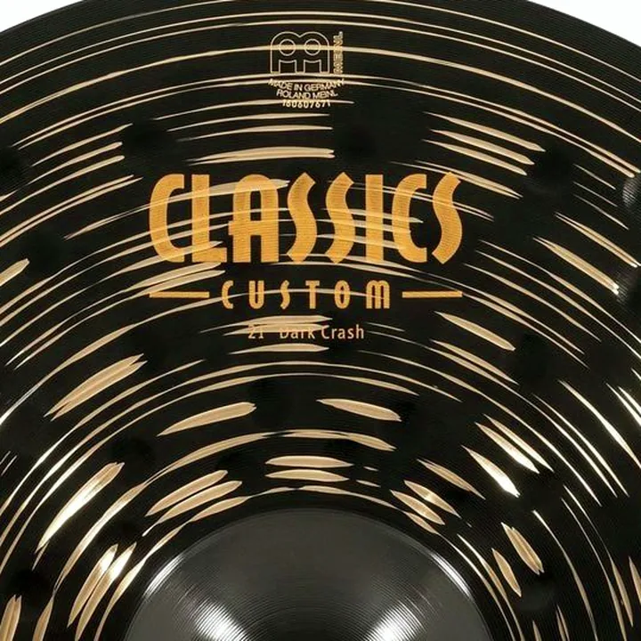 Test, Avis : Meinl 21″ Classics Custom Dark Crash