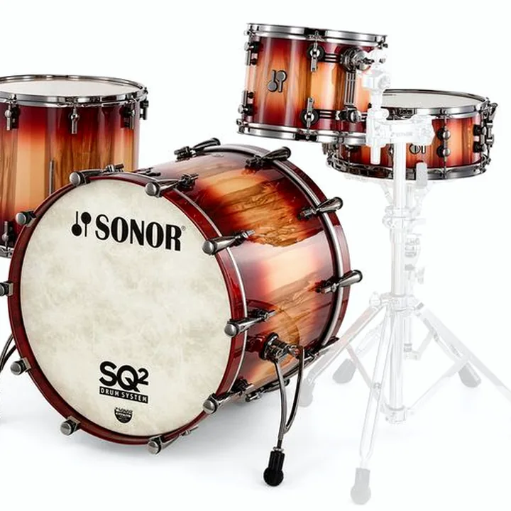Test, Avis : Sonor SQ2 1up1down Candy Red over AM