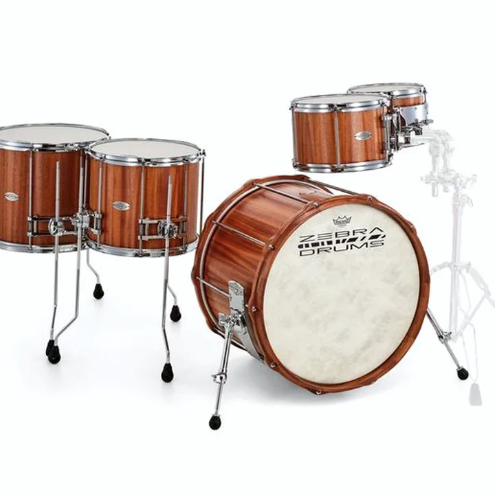Test & Avis : Zebra Drums 2up 2down Mahogany Set
