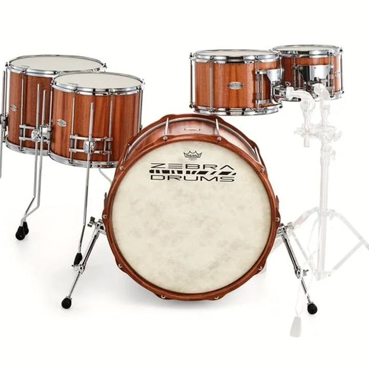 Test & Avis : Zebra Drums 2up 2down Mahogany Set