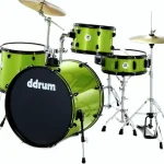 Test et Avis Batterie Acoustique DDrum D2 Rock Starter Set Lime Spkl
