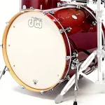 Test et Avis : Batterie acoustique DW 22″x18″ Design BD Cherry Stain