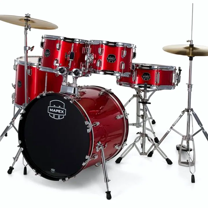 Test et Avis : Batterie acoustique Mapex Comet Fusion 18″ Infra Red #IR
