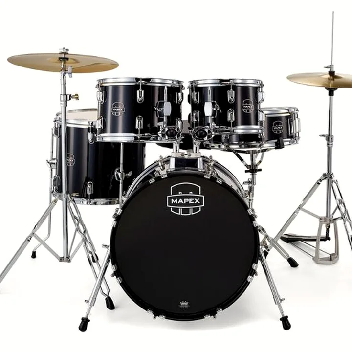 Test et Avis : Batterie acoustique Mapex Comet Fusion 18″Dark Black #DK