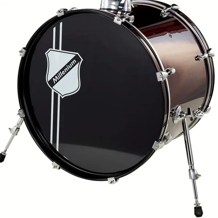 Test et Avis : Batterie acoustique Millenium Focus 22″x16″ Bass Drum Red