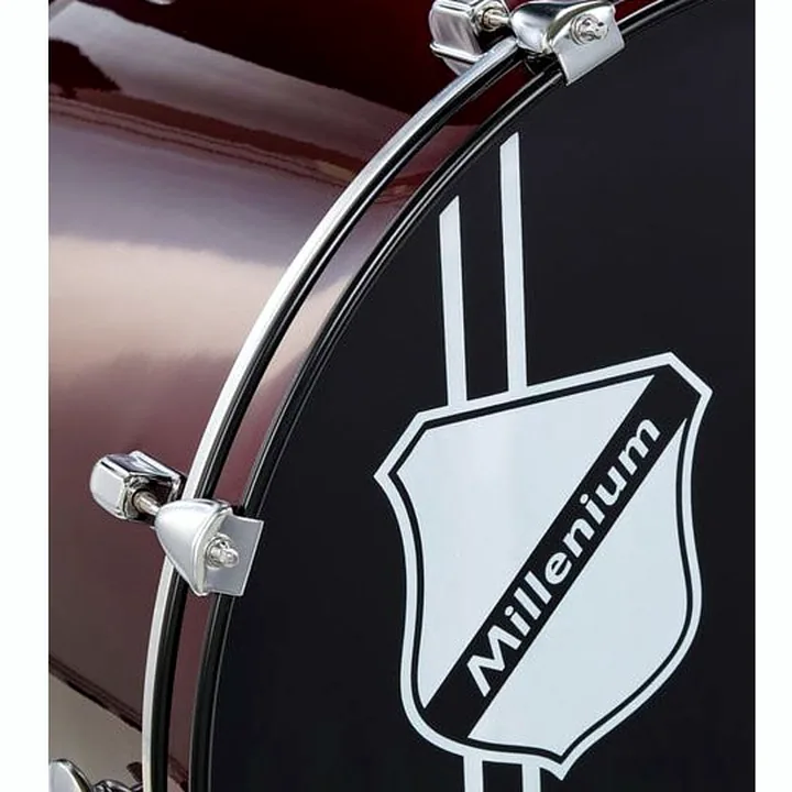 Test et Avis : Batterie acoustique Millenium Focus 22″x16″ Bass Drum Red