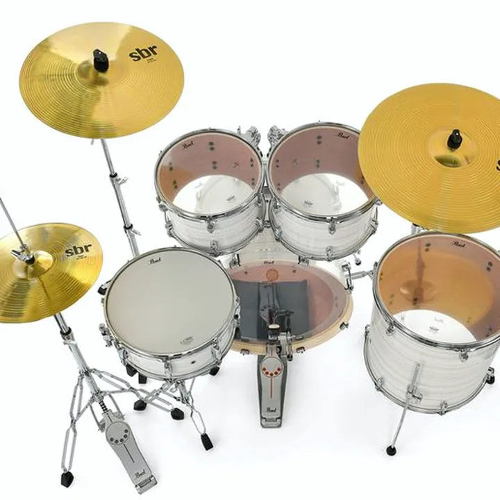 Test et Avis : Batterie acoustique Pearl EXX725BR/C Export S.White