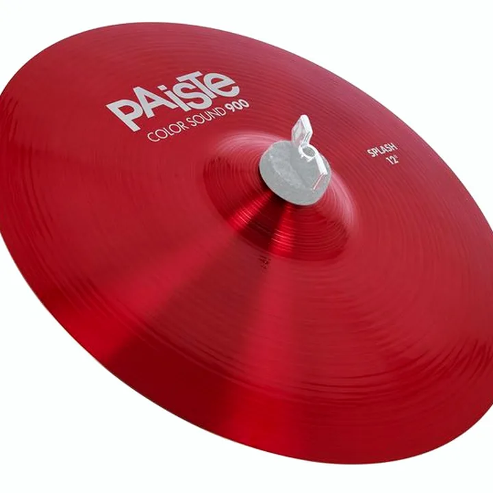 Test et Avis cymbale splash Paiste 12″ 900 Color Sound Splash RED