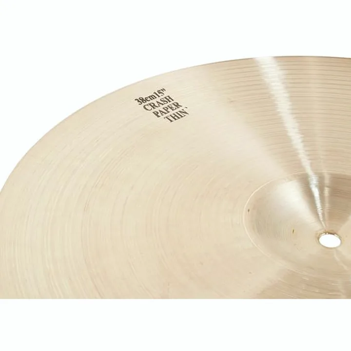 Test et Avis : Istanbul Mehmet 15″ Paper Thin Crash Tradit.