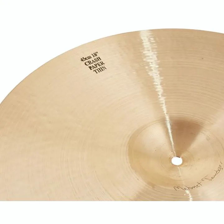 Test et Avis : Istanbul Mehmet 18″ Paper Thin Crash Tradit.