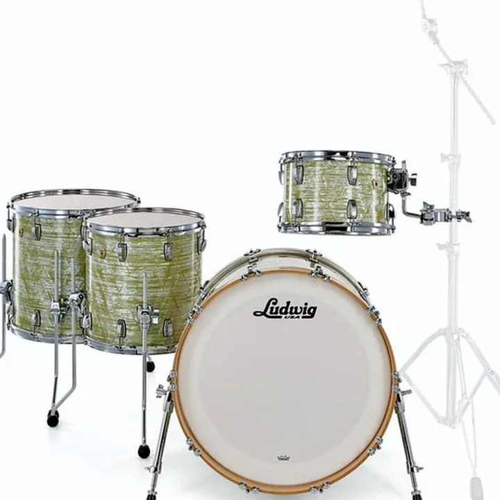 Test et Avis : Ludwig Classic Maple 4pcs Olive Pearl