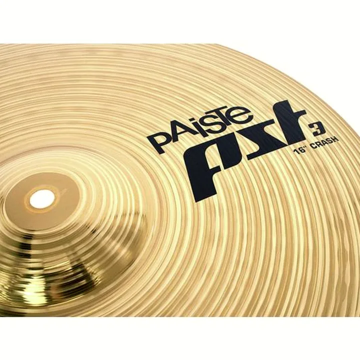 Test et Avis : Paiste PST3 Universal Set + 16″ Crash