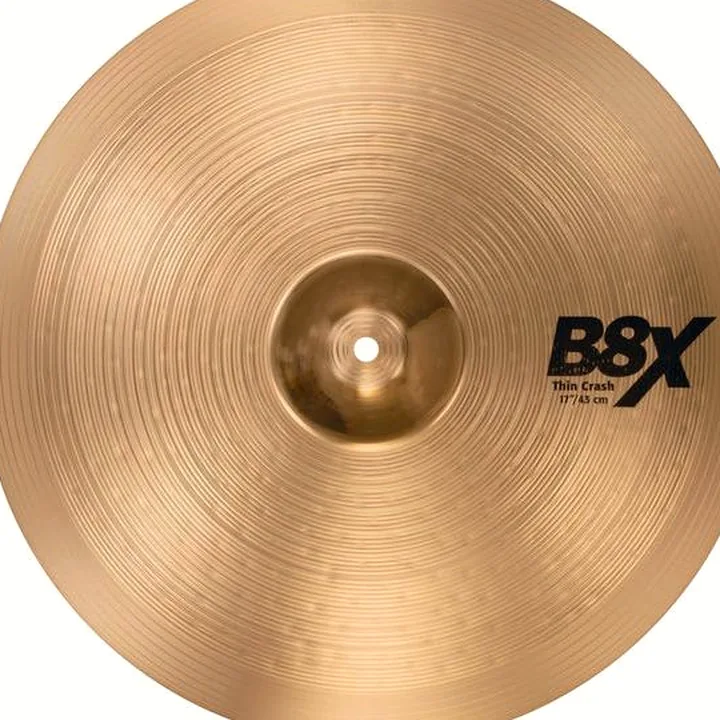 Test et Avis : Sabian 17″ B8X Thin Crash